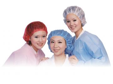 XCM001  NURSE CAP/BOUFFANT  CAP/ROUND  CAP