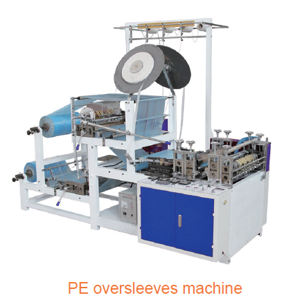 PE oversleeves machine